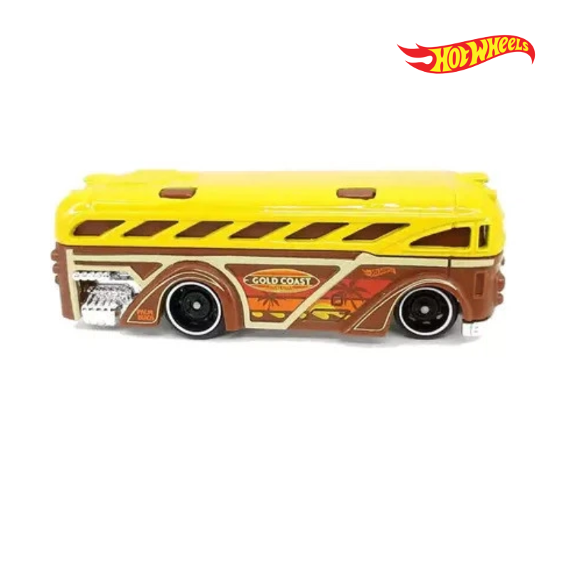 Surfing School Bus - Surfs Up 1/5 - Hotwheels Básico - Autos sin Empaque