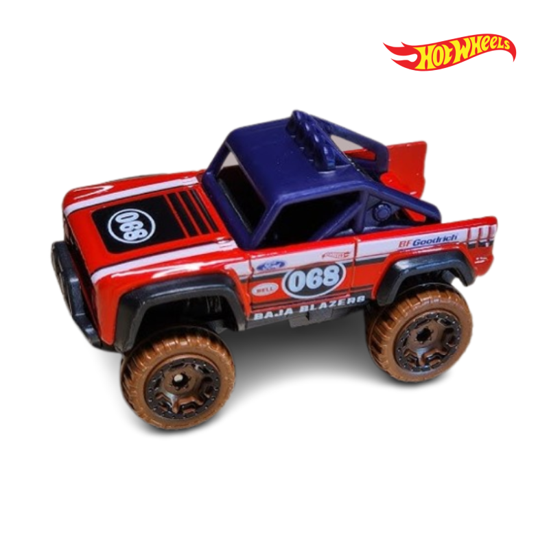 Custom Ford Bronco - Baja Blazers 8/10 - Hotwheels Básico - Autos sin Empaque