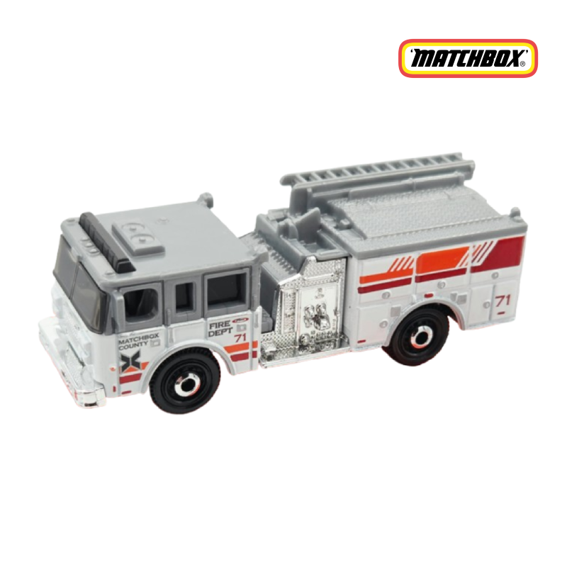 Pierce Arrow Xt Fire Engine - 104/125 - Matchbox Básico - Autos sin Empaque