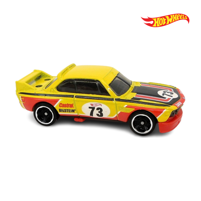 73 BMW 3.0 CSL Race Car - Retro Racers 2/10 - Hotwheels Básico - Autos sin Empaque