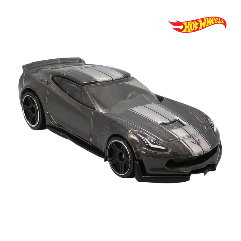 Corvette C7 Z06 - Then and Now 1/10 - Hotwheels Básico - Autos sin Empaque