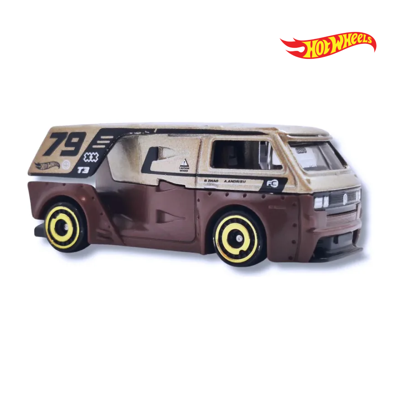 VW T3 Custom - Vans 4/5 - Hotwheels Básico - Autos sin Empaque