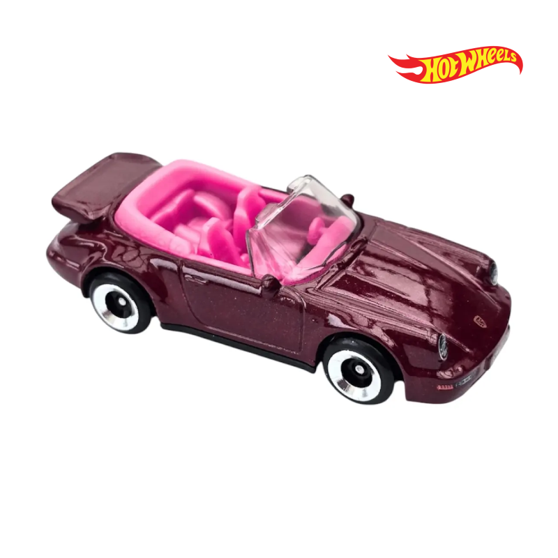 Porsche 911 Turbo Cabriolet - Then and Now 10/10 - Hotwheels Básico - Autos sin Empaque