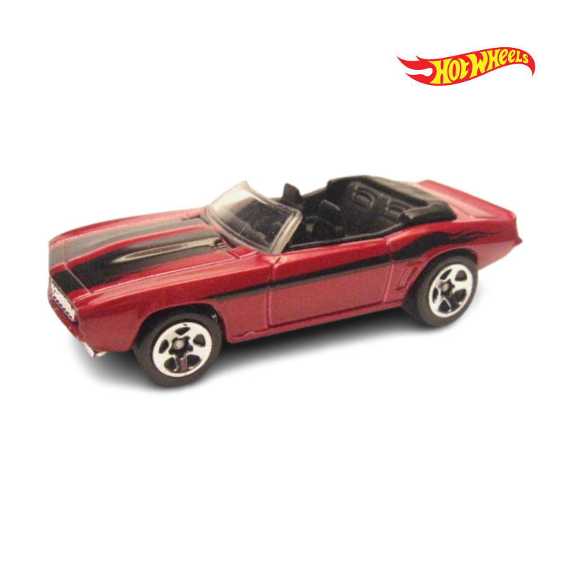 69 Camaro Convertible - Camaro 1/4 - Hotwheels Básico - Autos sin Empaque