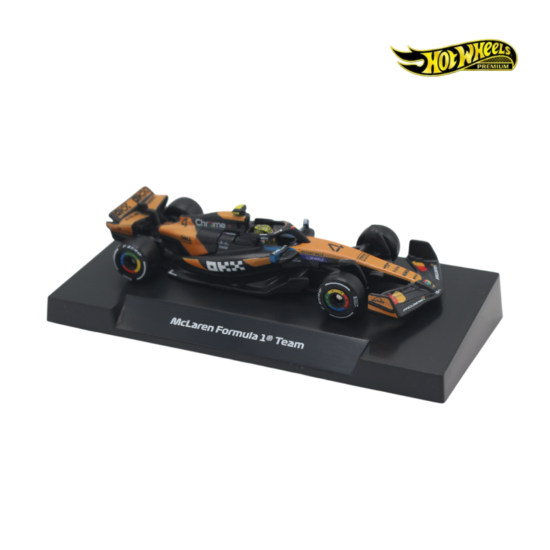 Mclaren Formula 1 Team 4 - Formula 1 - Hotwheels Premium - Autos sin Empaque