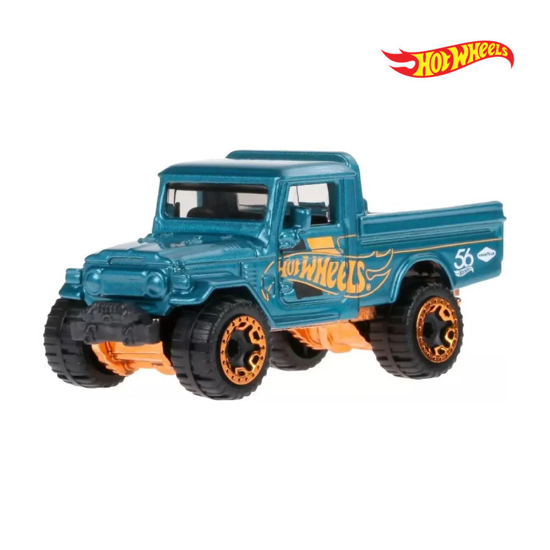 Toyota Land Cruiser - Green And Gold 2/6 - Hotwheels Básico - Autos sin Empaque