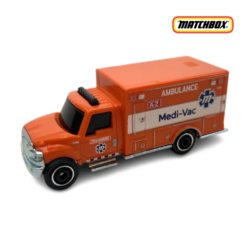 International Ambulance - 17/125 - 2026 - Matchbox Básico - Autos sin Empaque