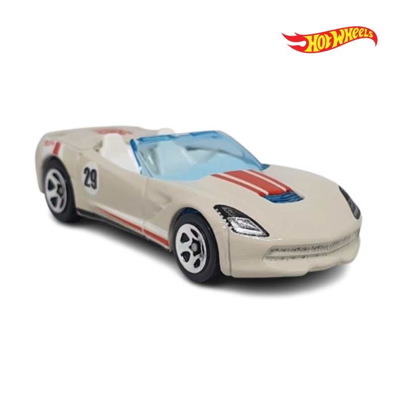 14 Chevrolet Corvette Stingray Convertible - Tri-Pack - Hotwheels Básico - Autos sin Empaque