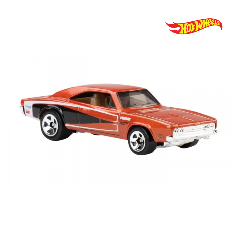 69 Dodge Charger 500 - 5-Pack Torque - Hotwheels Básico - Autos sin Empaque