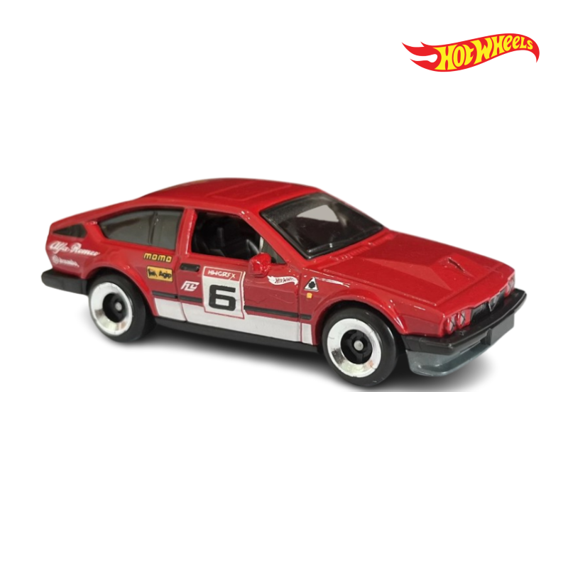 Alfa Romeo GTV6 3.0 - Retro Racers 10/10 - Hotwheels Básico - Autos sin Empaque