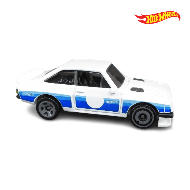 Ford Escort RS2000 - Retro Racers 1/10 - Hotwheels Básico - Autos sin Empaque