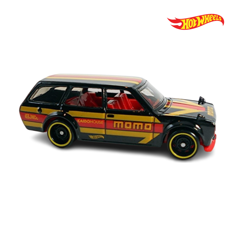 Datsun Bluebird Wagon (510) - Speed Graphics 8/10 - Hotwheels Básico - Autos sin Empaque