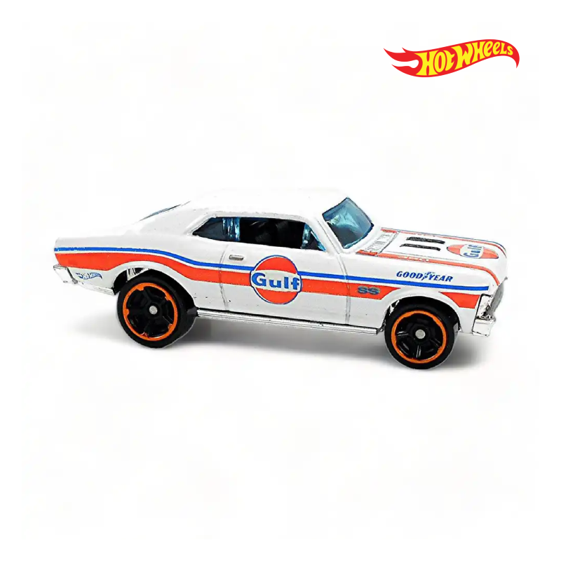 68 Chevy Nova - Speed Graphics 7/10 - Hotwheels Básico - Autos sin Empaque