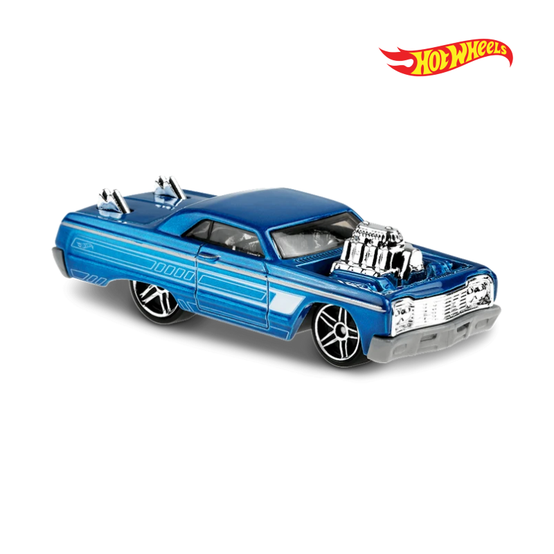 64 Chevy Impala - Tooned 9/10 - Hotwheels Básico - Autos sin Empaque