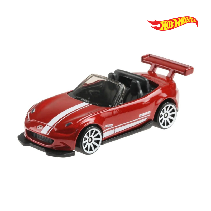 15 Mazda MX-5 Miata - Then and Now 4/10 - Hotwheels Básico - Autos sin Empaque