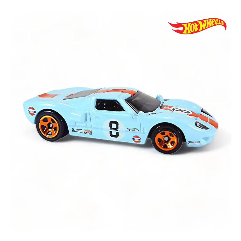 Ford GT-40 - Race Day 8/10 - Hotwheels Básico - Autos sin Empaque
