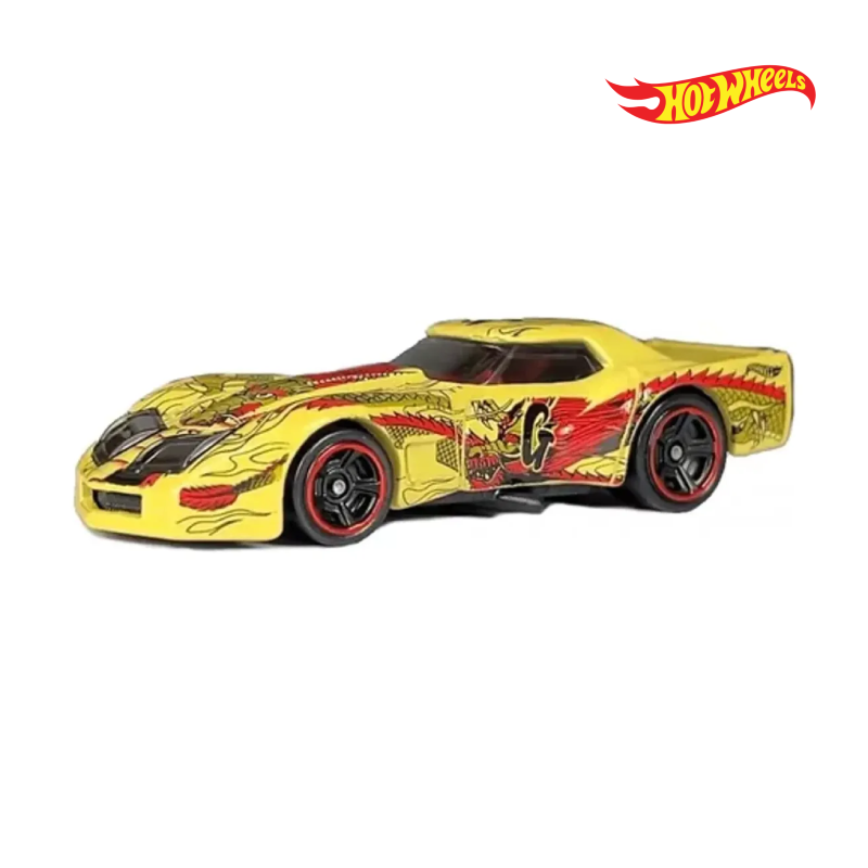 76 Greenwood Corvette - Art Cars 7/10 - Hotwheels Básico - Autos sin Empaque