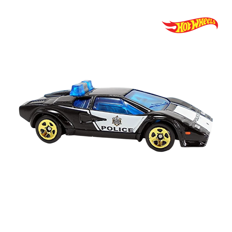 Lamborghini Countach Pace Car - Rescue 2/10 - Hotwheels Básico - Autos sin Empaque