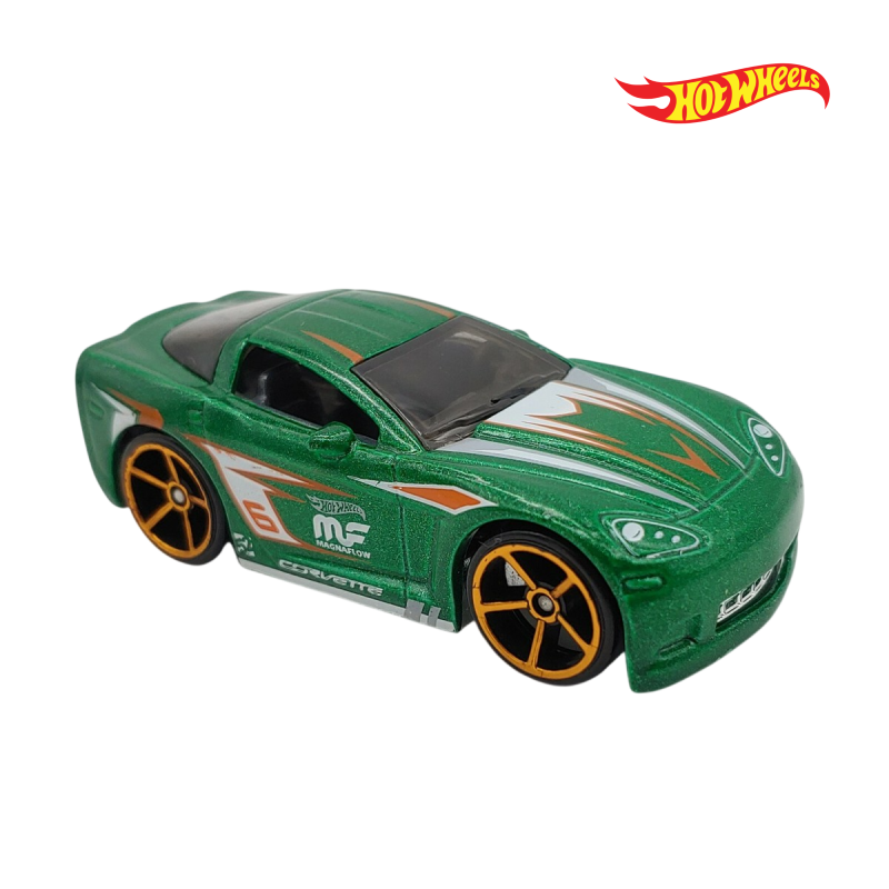C6 Corvette - Tooned 3/5 - Hotwheels Básico - Autos sin Empaque