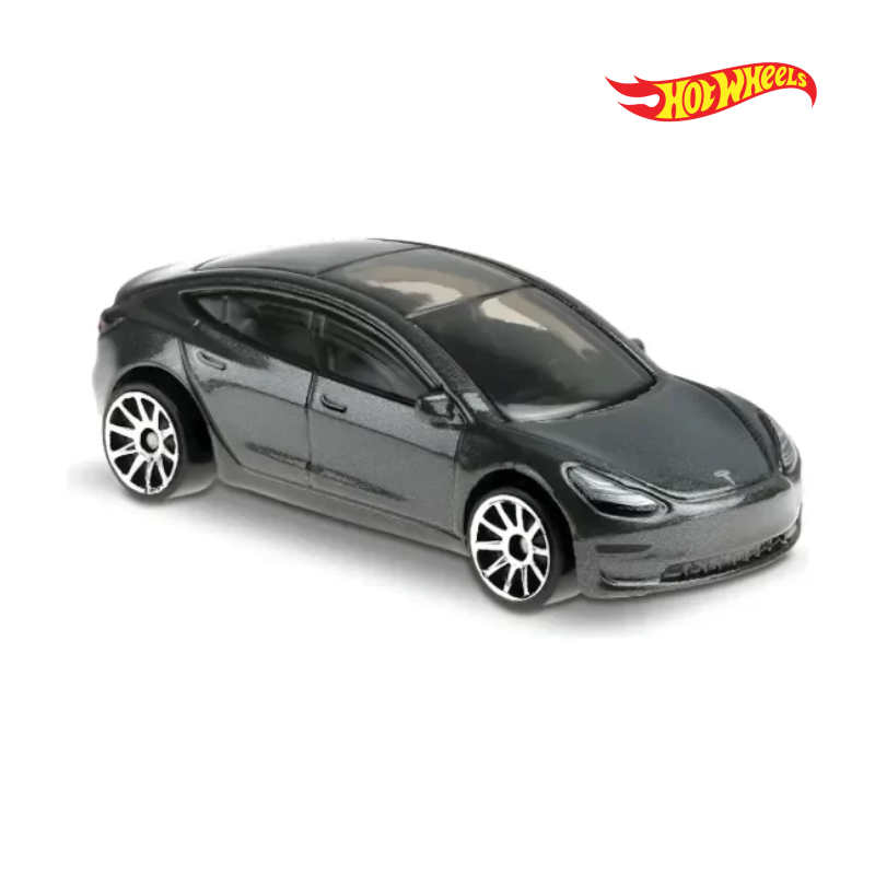 Tesla Model 3 - Factory Fresh 9/10 - Hotwheels Básico - Autos sin Empaque
