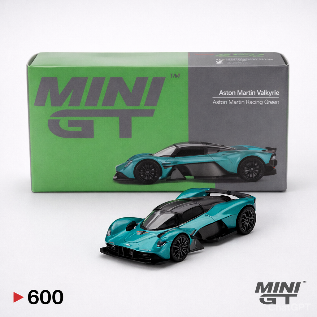 Aston Martin Valkyrie Aston Martin – Racing Green - 600 - Mini GT