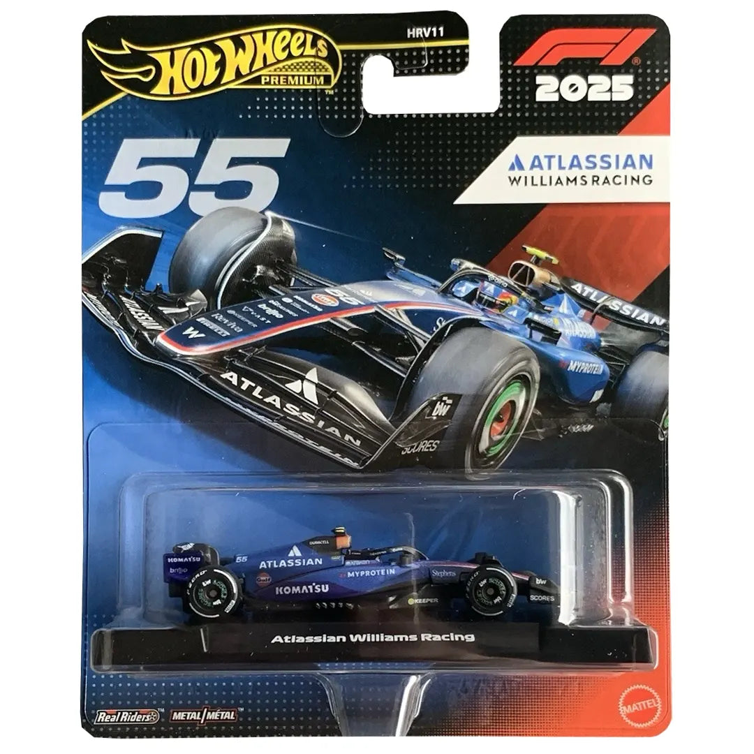 Atlassian Williams Racing 55 - 2025 - Formula 1 - Hot Wheels