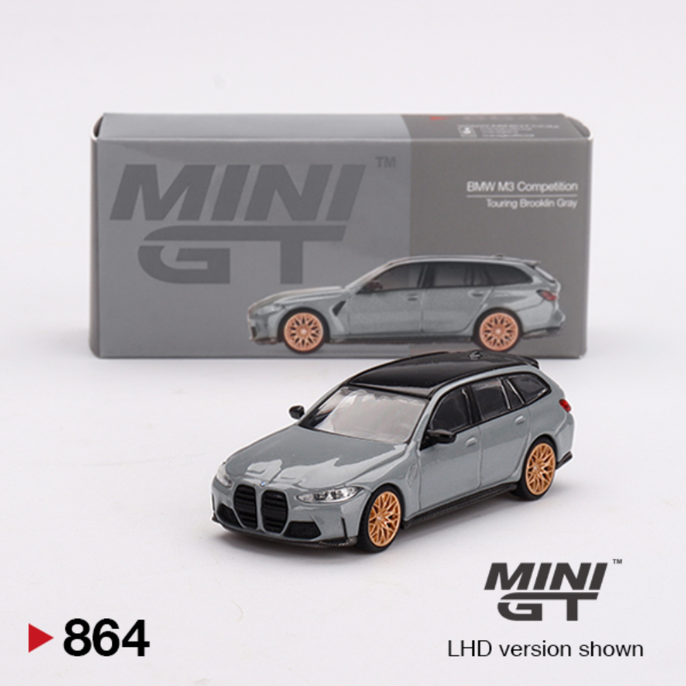 BMW M3 Competition Touring Brockin Gray - 864 - Mini GT