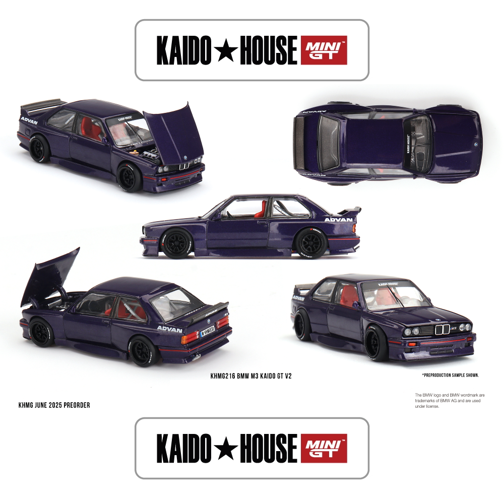 BMW M3 Kaido GT V2-Purple - 216 - Mini GT