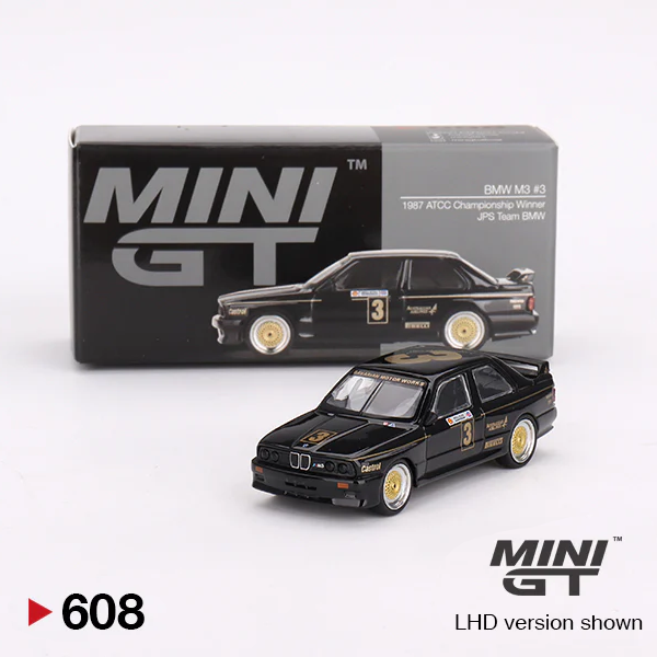 BMW M3 #3 JPS Team BMW 1987 ATCC Championship Winner - 608 - Mini GT
