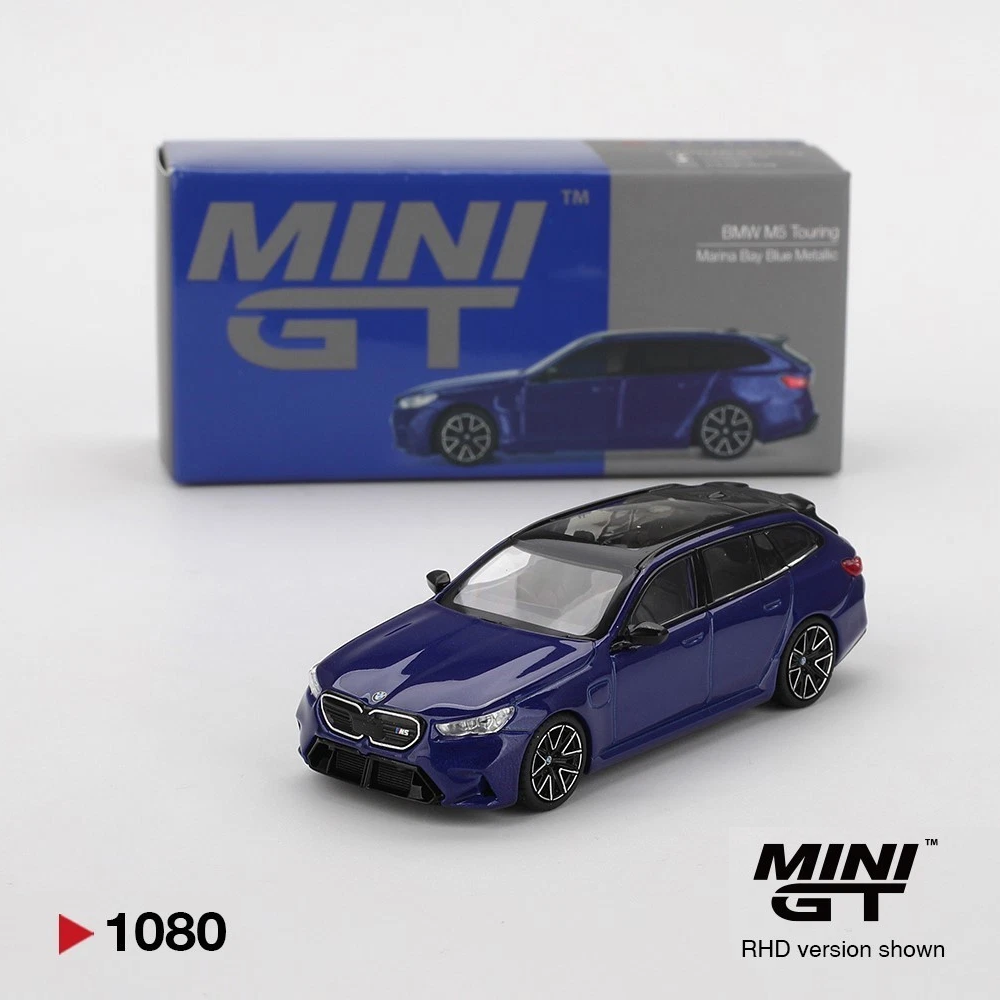 Bmw M5 Touring Marina Blue Metalic - 1080 - Mini GT