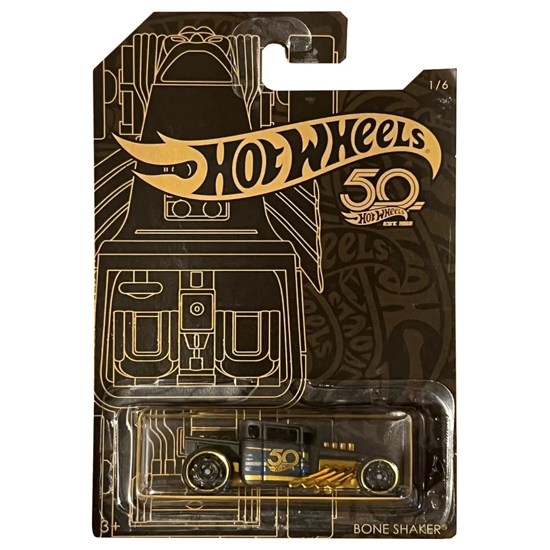 Bone Shaker - 50 Aniversario 1/6 - Hot Wheels
