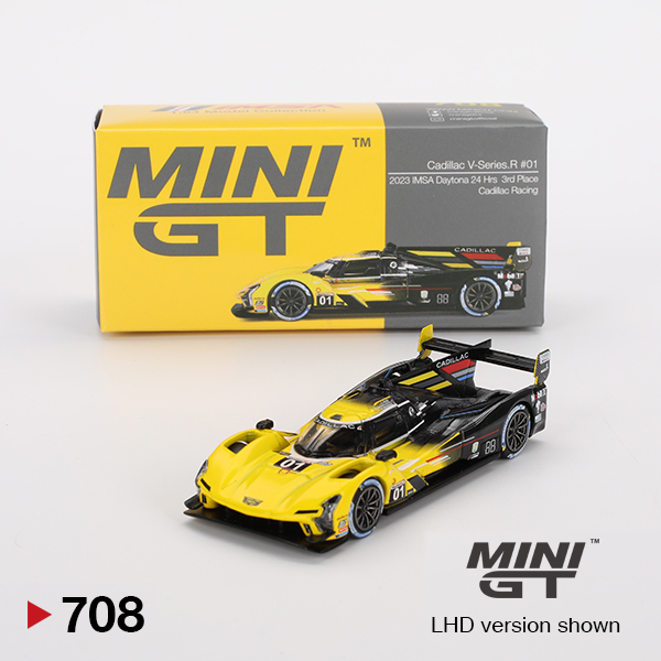 Cadillac V-Series.R #01 Cadillac Racing 2023 IMSA Daytona 24 Hrs 3rd Place - 708 - Mini GT