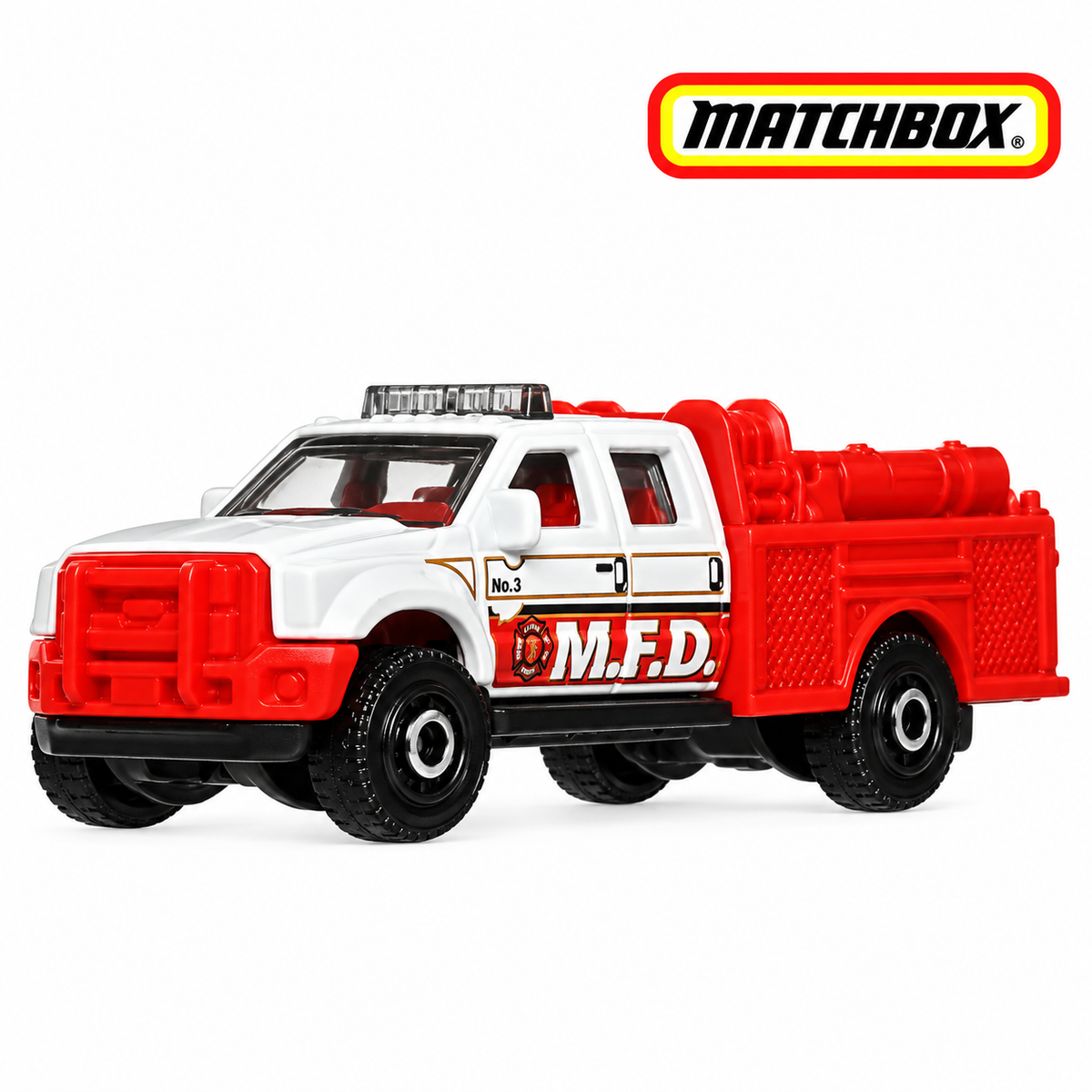 Ford F-550 Super Duty - 5-Pack Rescue - Matchbox Básico - Autos sin Empaque