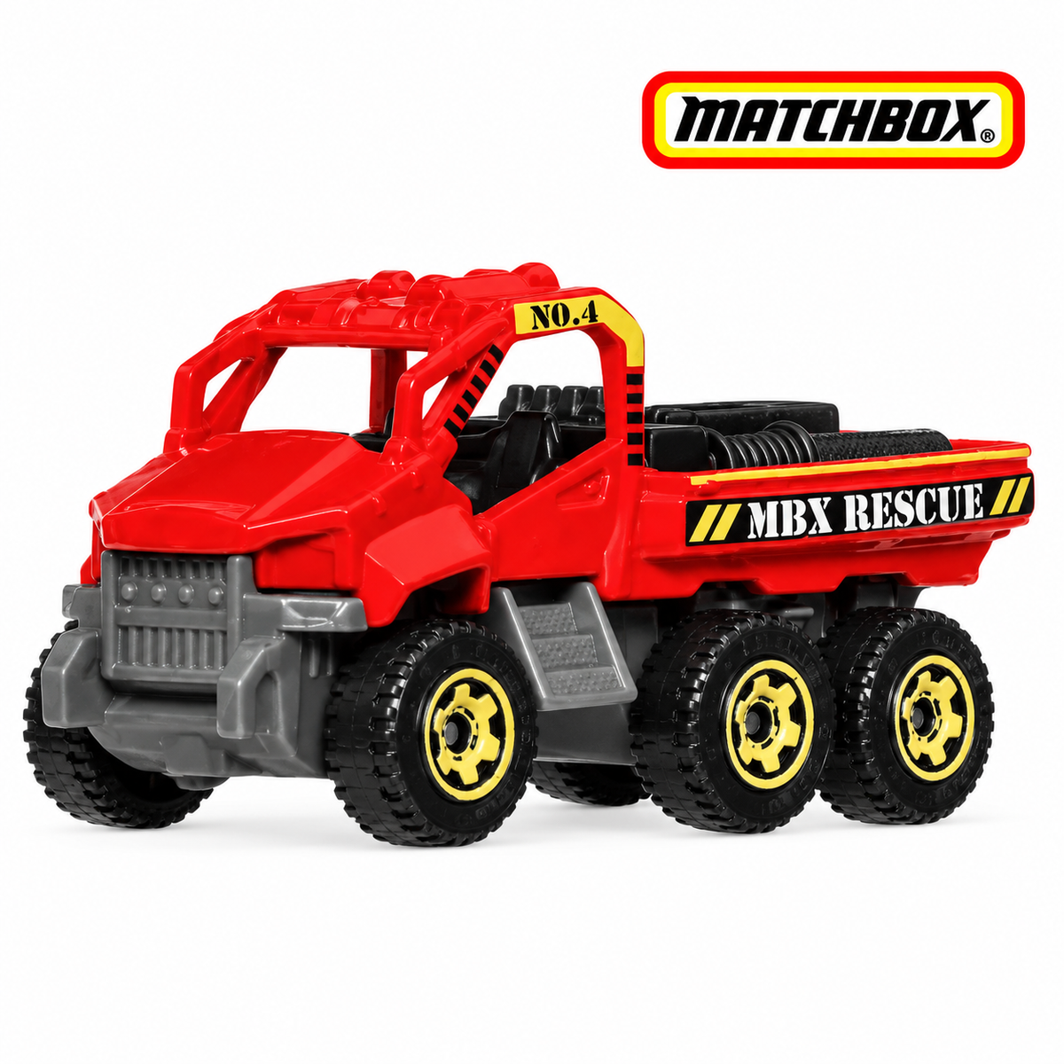 Trail Tracker - 5-Pack Rescue - Matchbox Básico - Autos sin Empaque