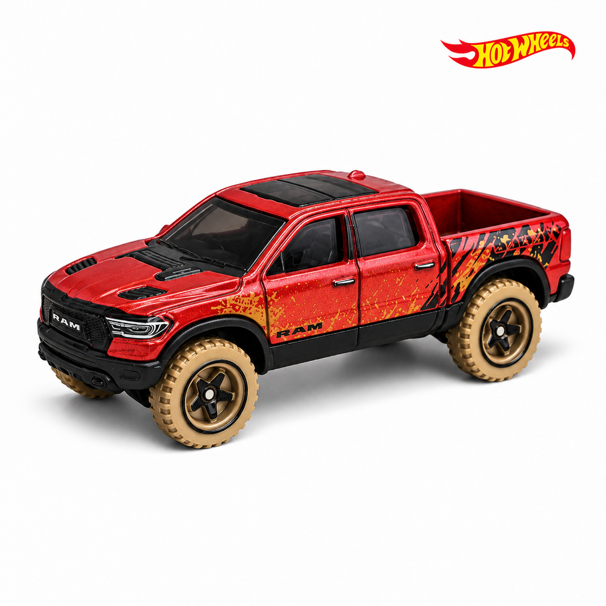 2020 Ram 1500 Rebel - 5-Pack Remote Adventures- Hotwheels Básico - Autos sin Empaque