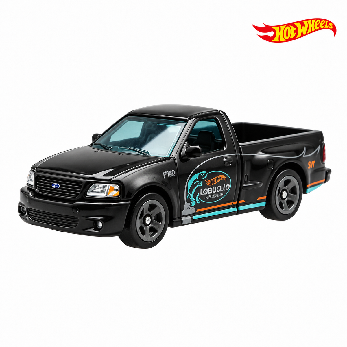 99 Ford F-150 SVT Lightning - Hot Trucks 7/10 - Hotwheels Básico - Autos sin Empaque