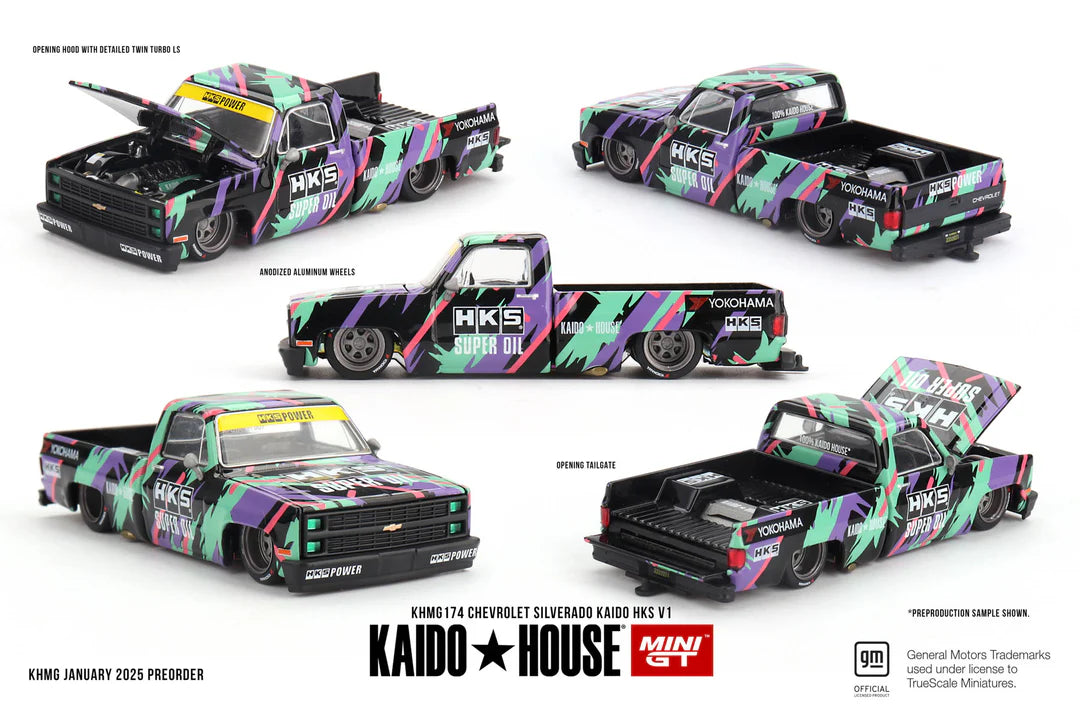 Chevrolet Silverado Kaido HKS V1 - 174 - Mini GT