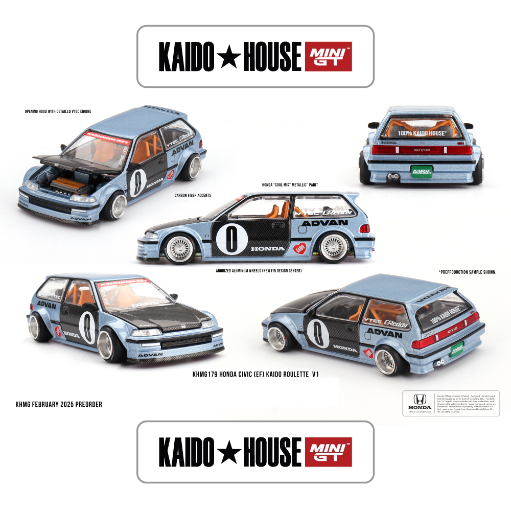 Honda Civic (EF) Roulette V1 - 179 - Mini GT