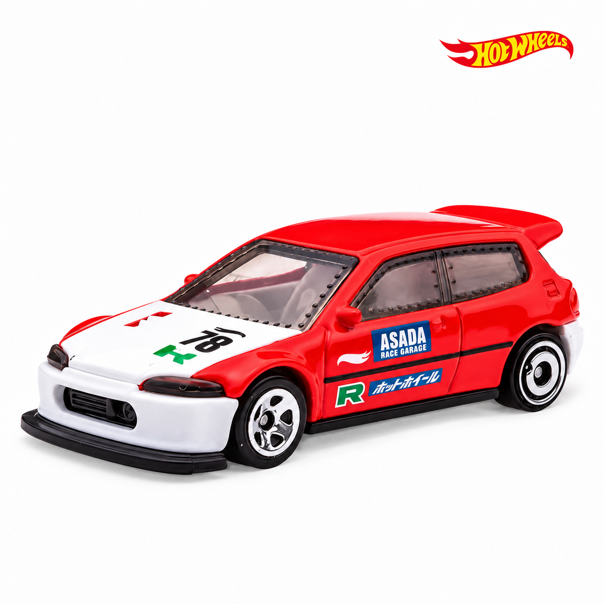 Honda Civic Custom - J-Imports 10/10 - Hotwheels Básico - Autos sin Empaque