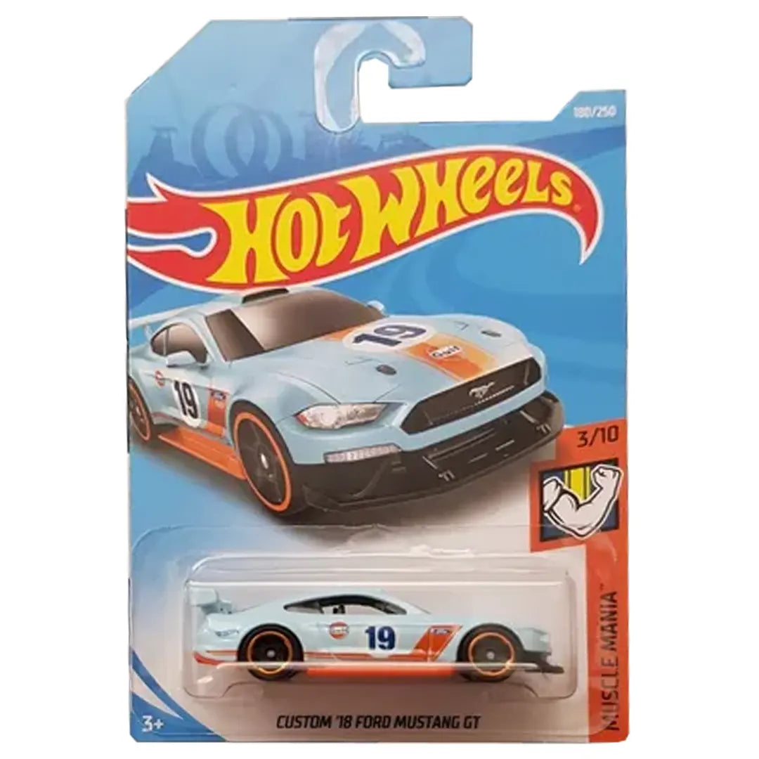 Custom 18 Ford Mustang Gt - Muscle Mania 3/10 - Hot Wheels
