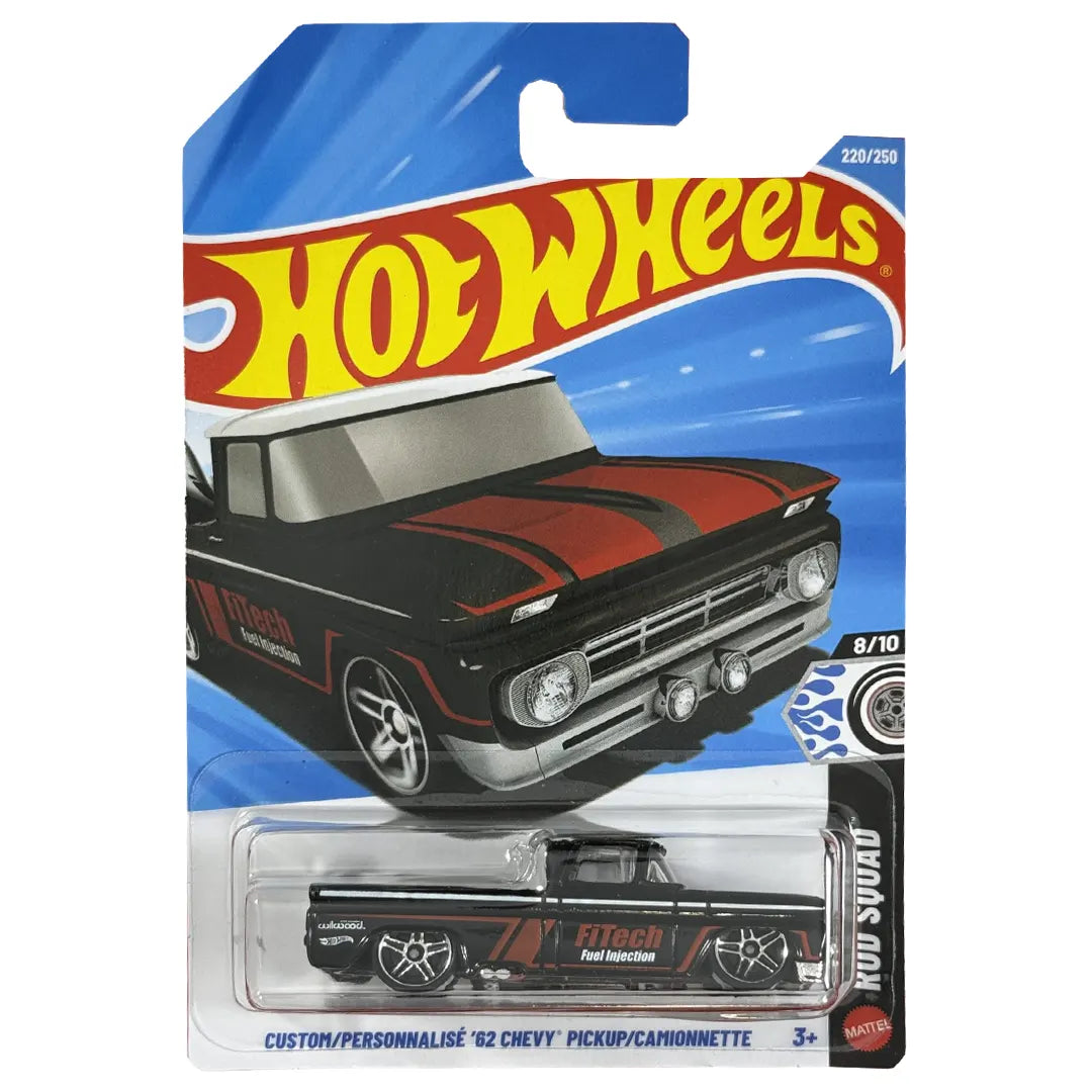 Custom 62 Chevy Pick Up - Rod Squad 8/10 - Hot Wheels