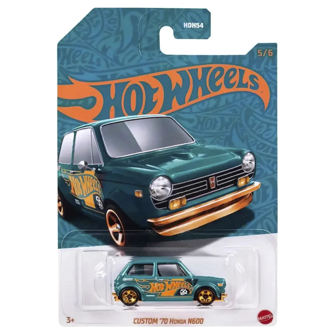 Custom 70 Honda N600 - Green And Gold 5/6 - Hot Wheels