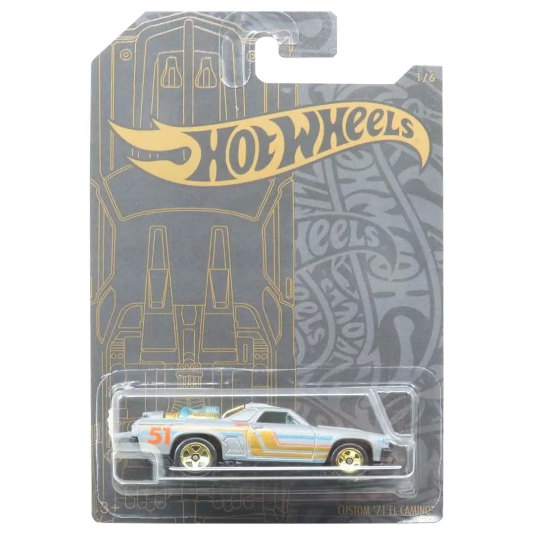 Custom 71 El Camino - 51 Aniversario 1/6 - Hot Wheels