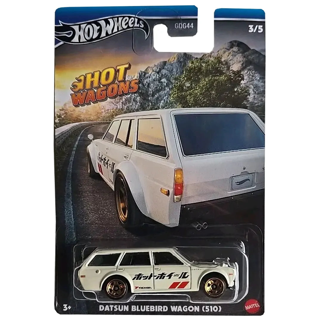 Datsun Bluebird Wagon (510) - Hot Wagons 3/5 - Hot Wheels