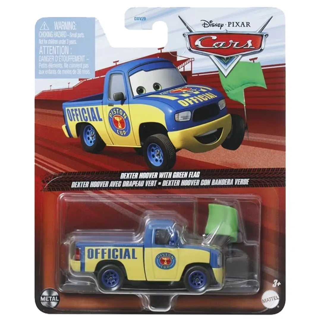 Dexter Hoover With Green Flag - 2021 - Disney Pixar Cars