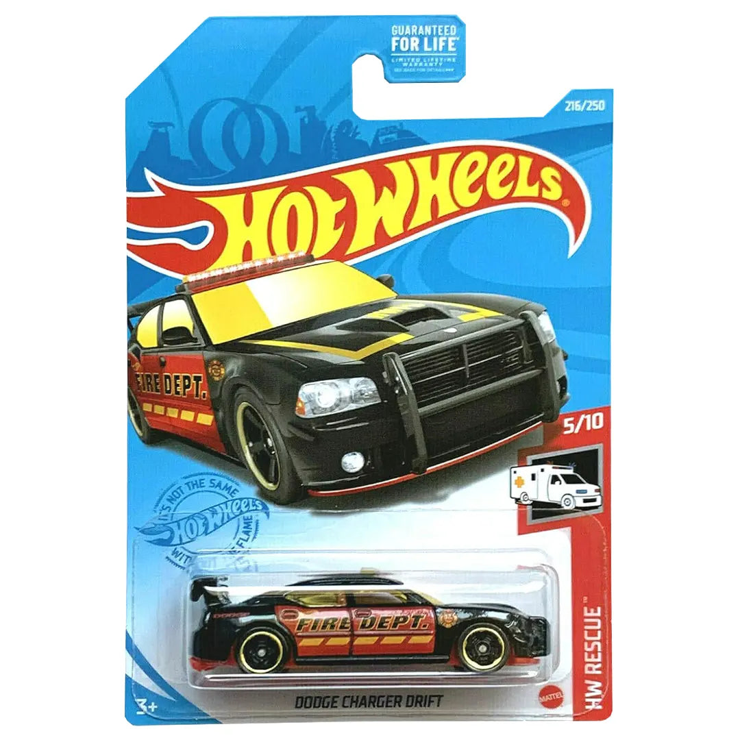 Dodge Charger Drift - Rescue 5/10 - Hot Wheels