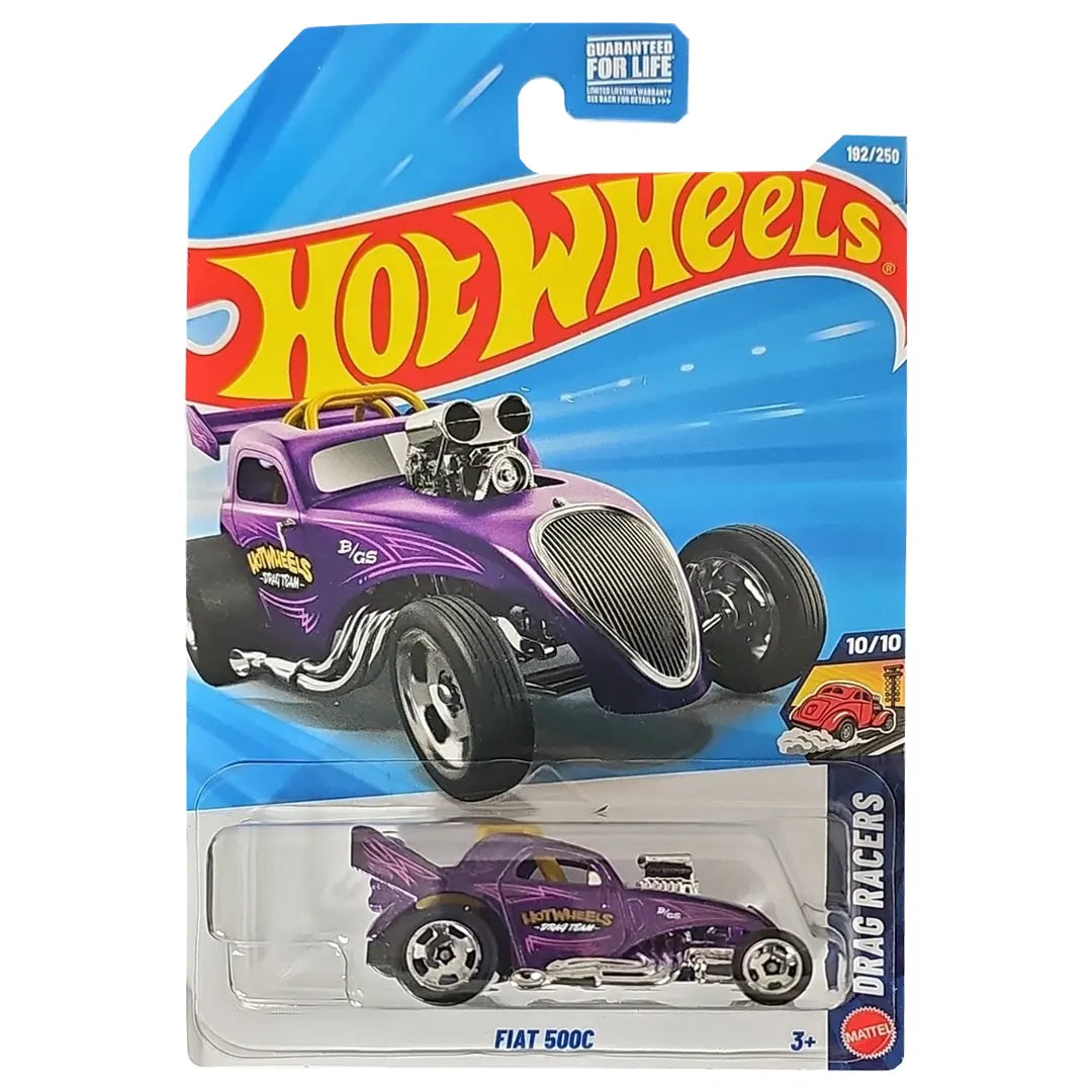 Fiat 500C - Drag Racers 10/10 - Hot Wheels
