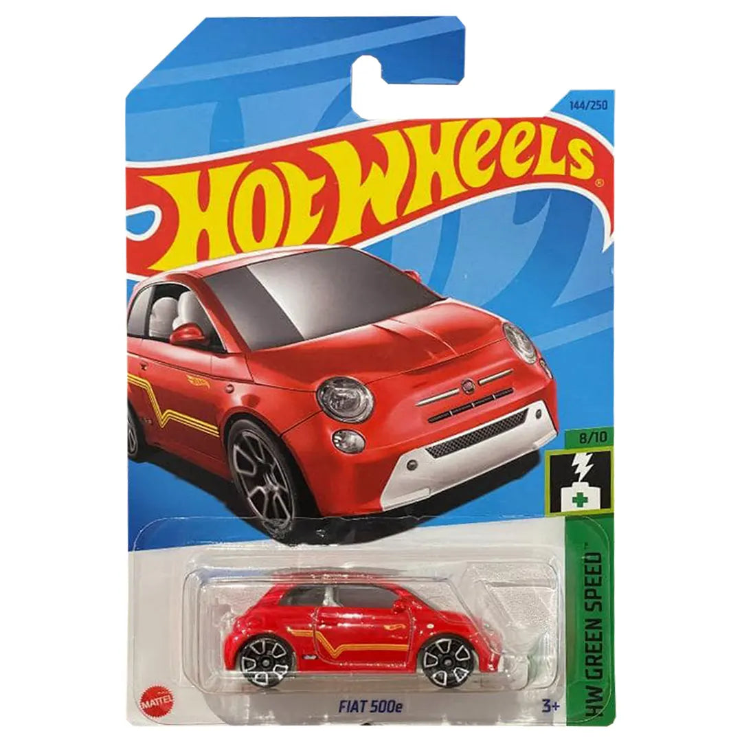 Fiat 500e - Green Speed 8/10 - Hot Wheels