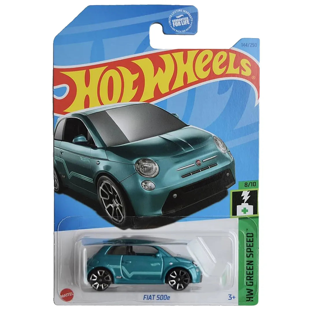 Fiat 500e - Green Speed 8/10 - Hot Wheels