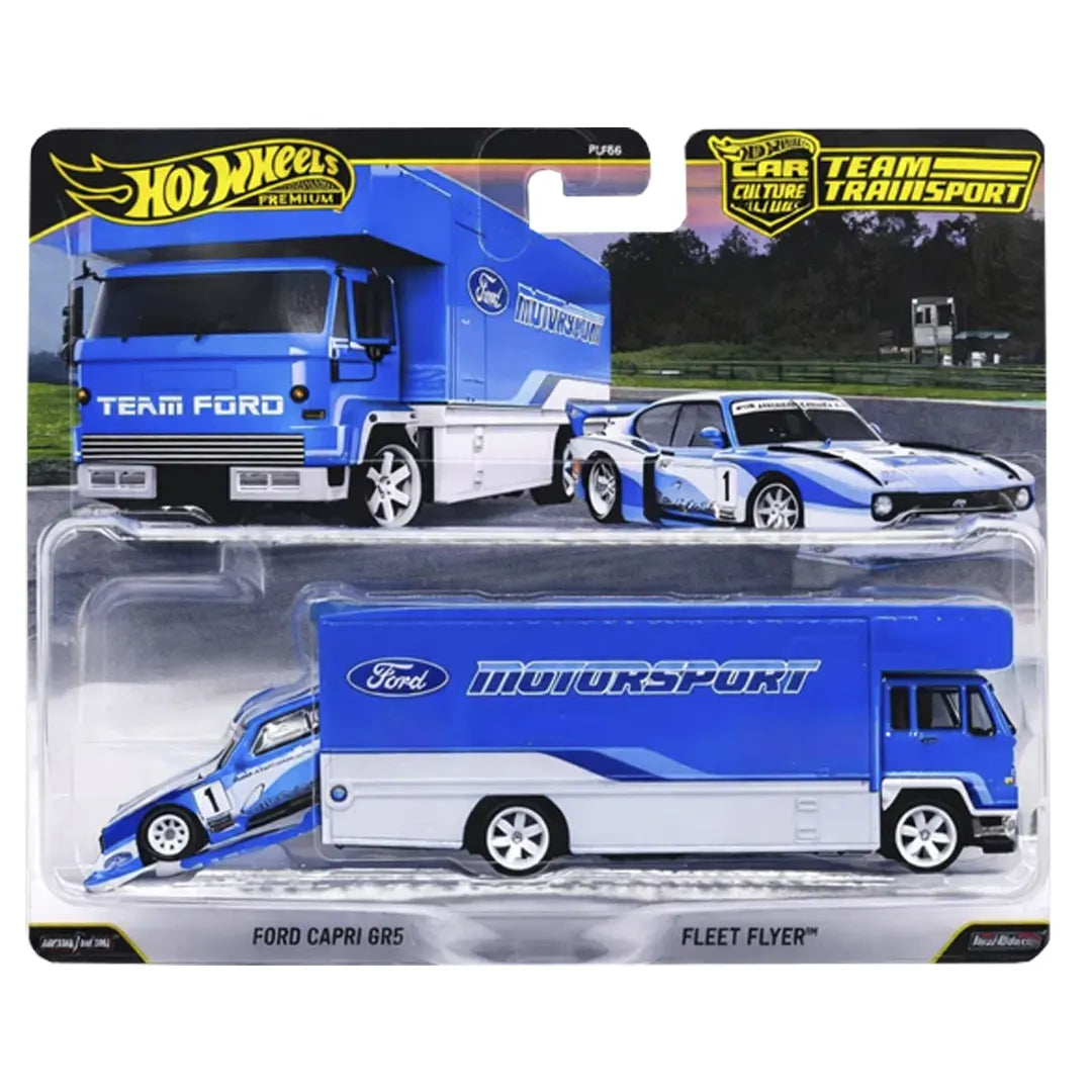 Ford Capri GR5 y Fleet Flyer - Team Transport 3/3 - Hot Wheels